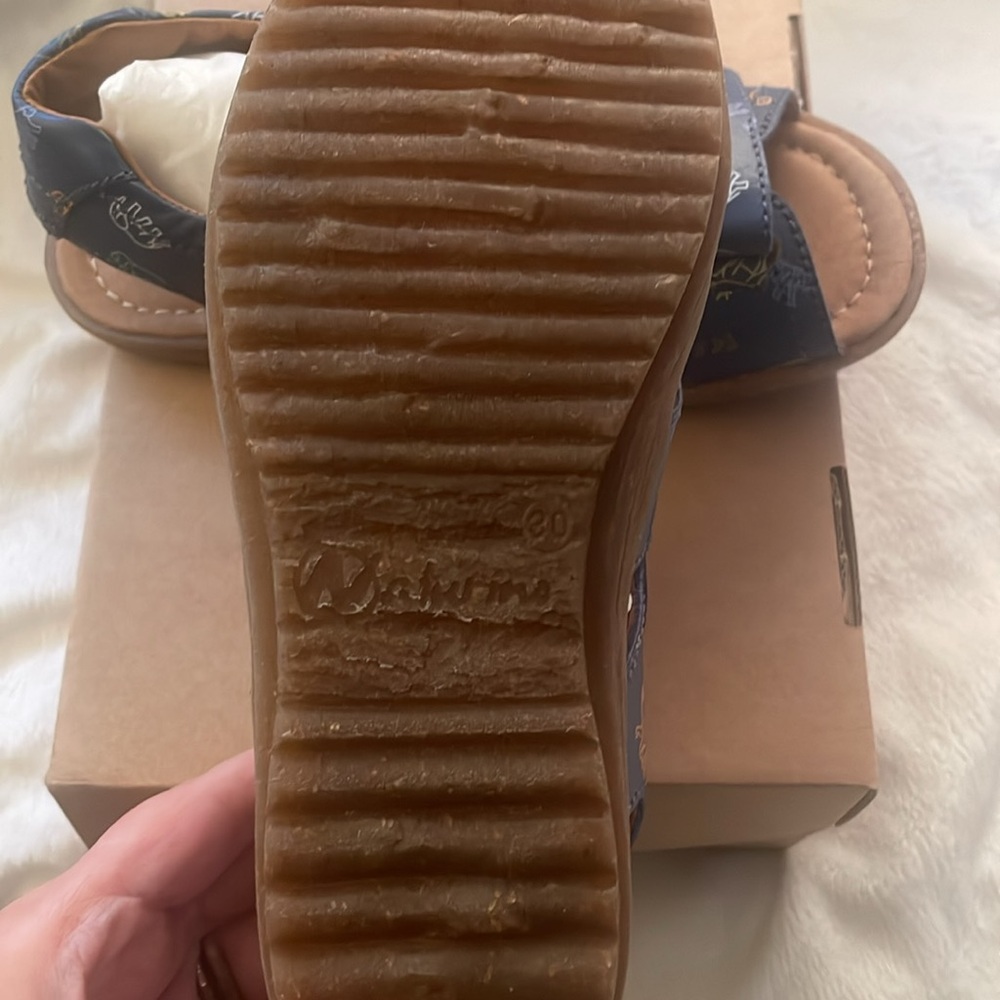 NWT NATURINO SKY Leather sandals Blue with Animals Print - Picture 15 of 15